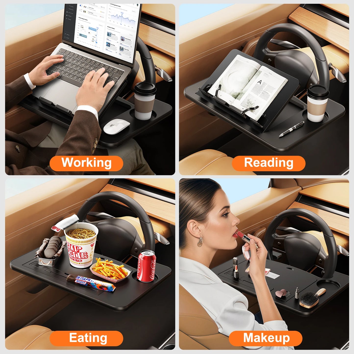 PORTABLE CAR LAPTOP COMPUTER DESK