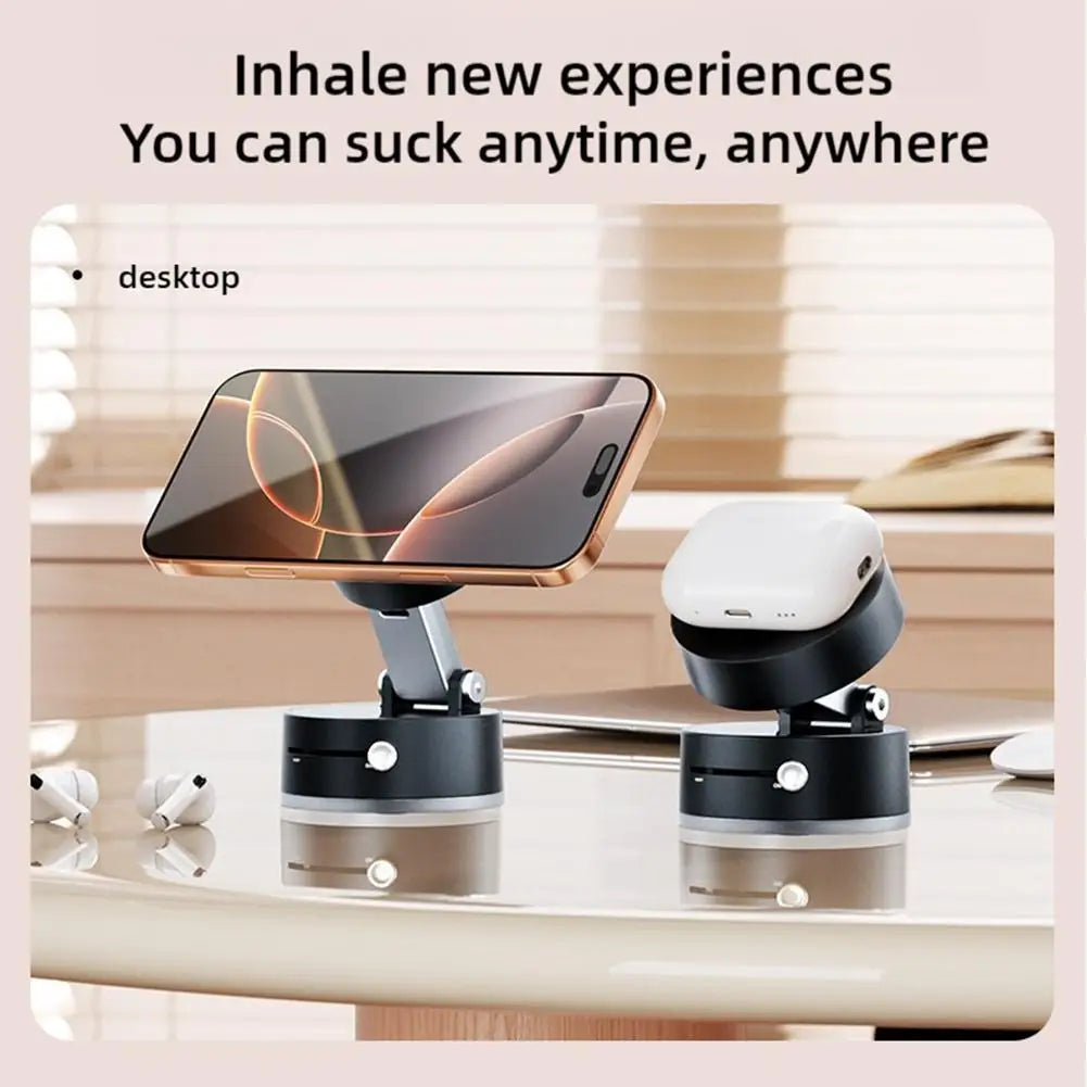 MAGNETIC VACUUM SUCTION PHONE HOLDER