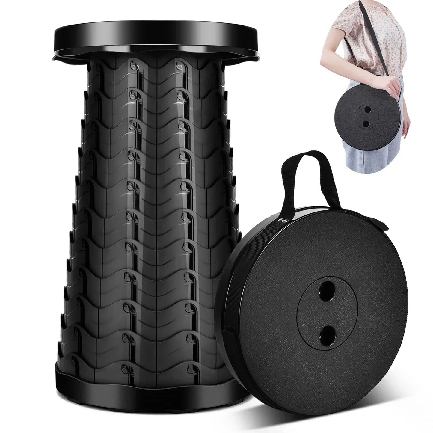 PORTABLE FOLDING STOOL
