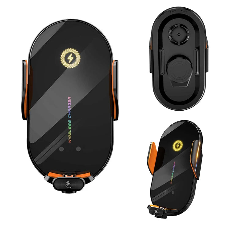 WIRELESS CAR CHARGER & PHONE HOLDER