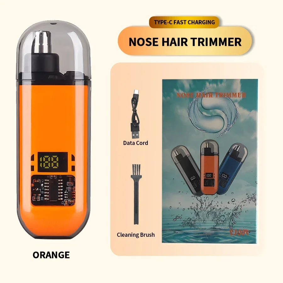 2 IN 1 ELECTRIC PORTABLE EAR & NOSE HAIR TRIMMER
