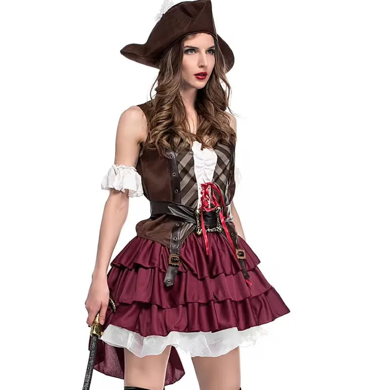 ADULT- WOMEN- PIRATE COSTUME