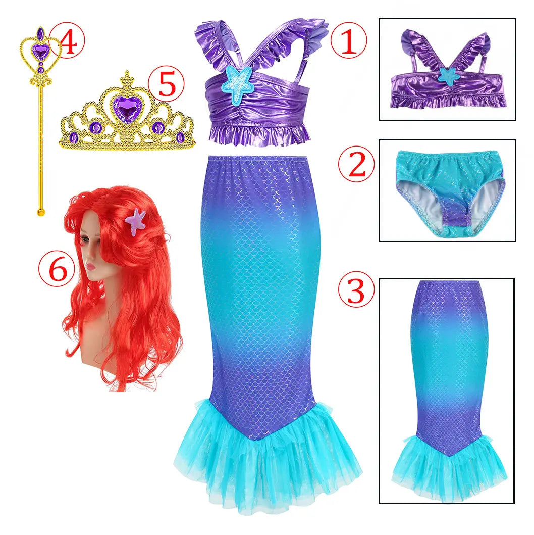 KIDS- GIRLS- MERMAID COSTUME