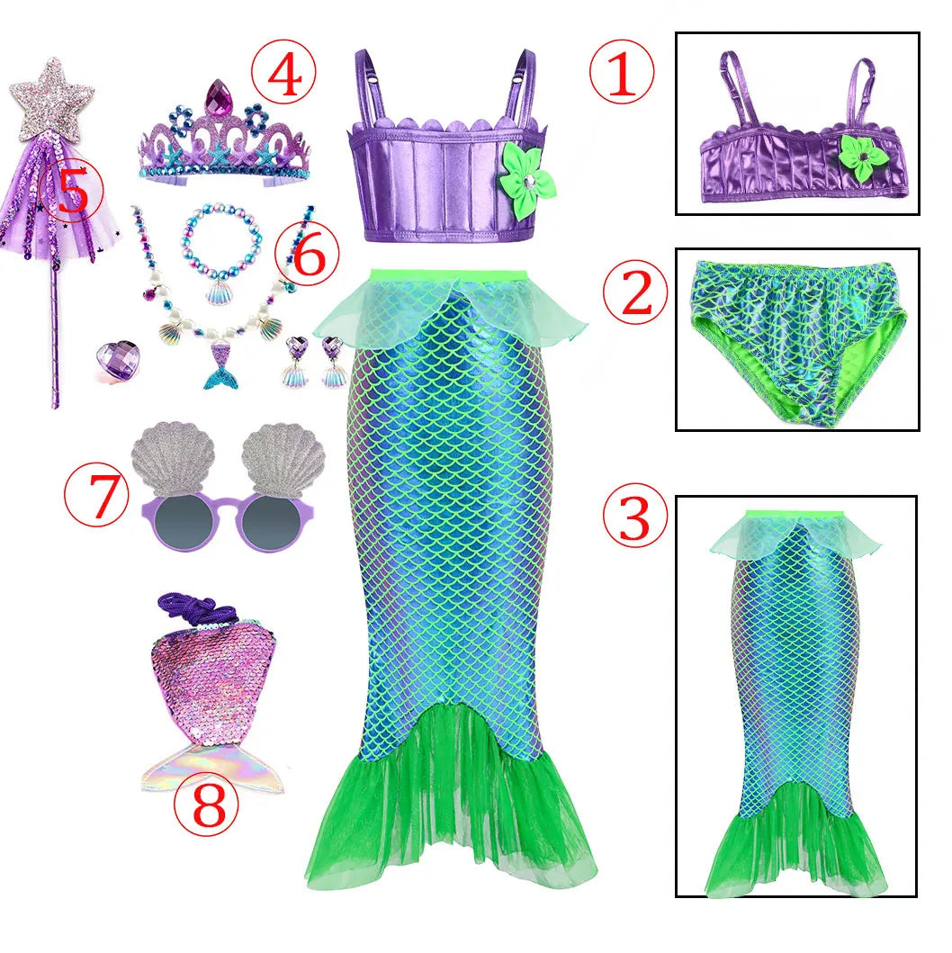 KIDS- GIRLS- MERMAID COSTUME