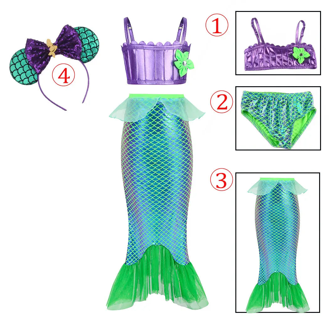 KIDS- GIRLS- MERMAID COSTUME