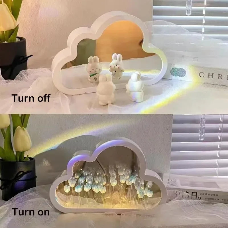 FOREVER CLOUD TULIPS MIRROR