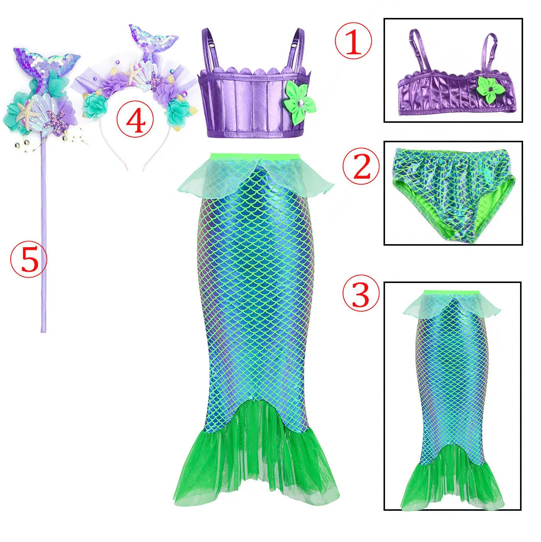 KIDS- GIRLS- MERMAID COSTUME