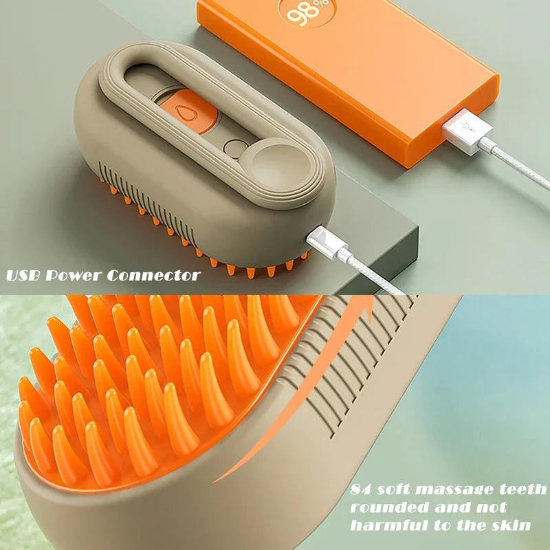 3 IN 1 ELECTRIC CAT / DOG  STEAM & BRUSH