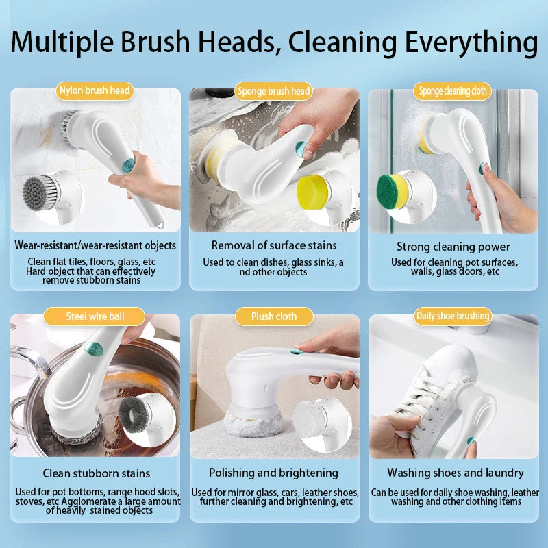5 IN 1 ELECTRIC CLEANING BRUSH