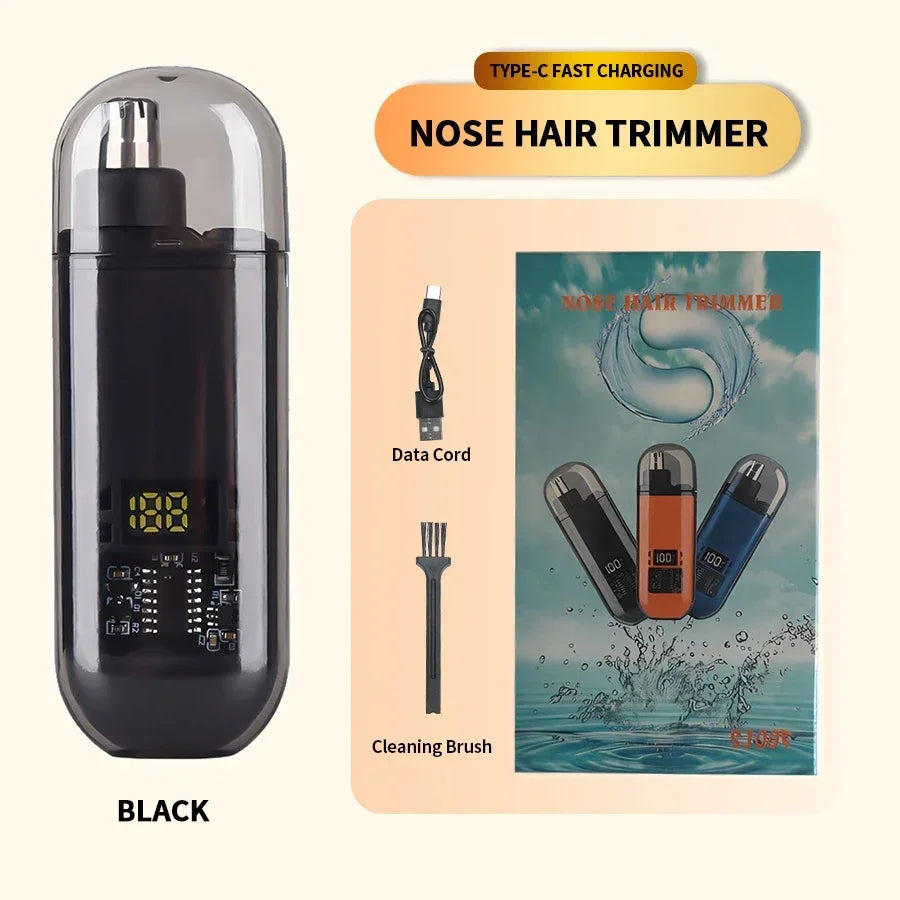 2 IN 1 ELECTRIC PORTABLE EAR & NOSE HAIR TRIMMER