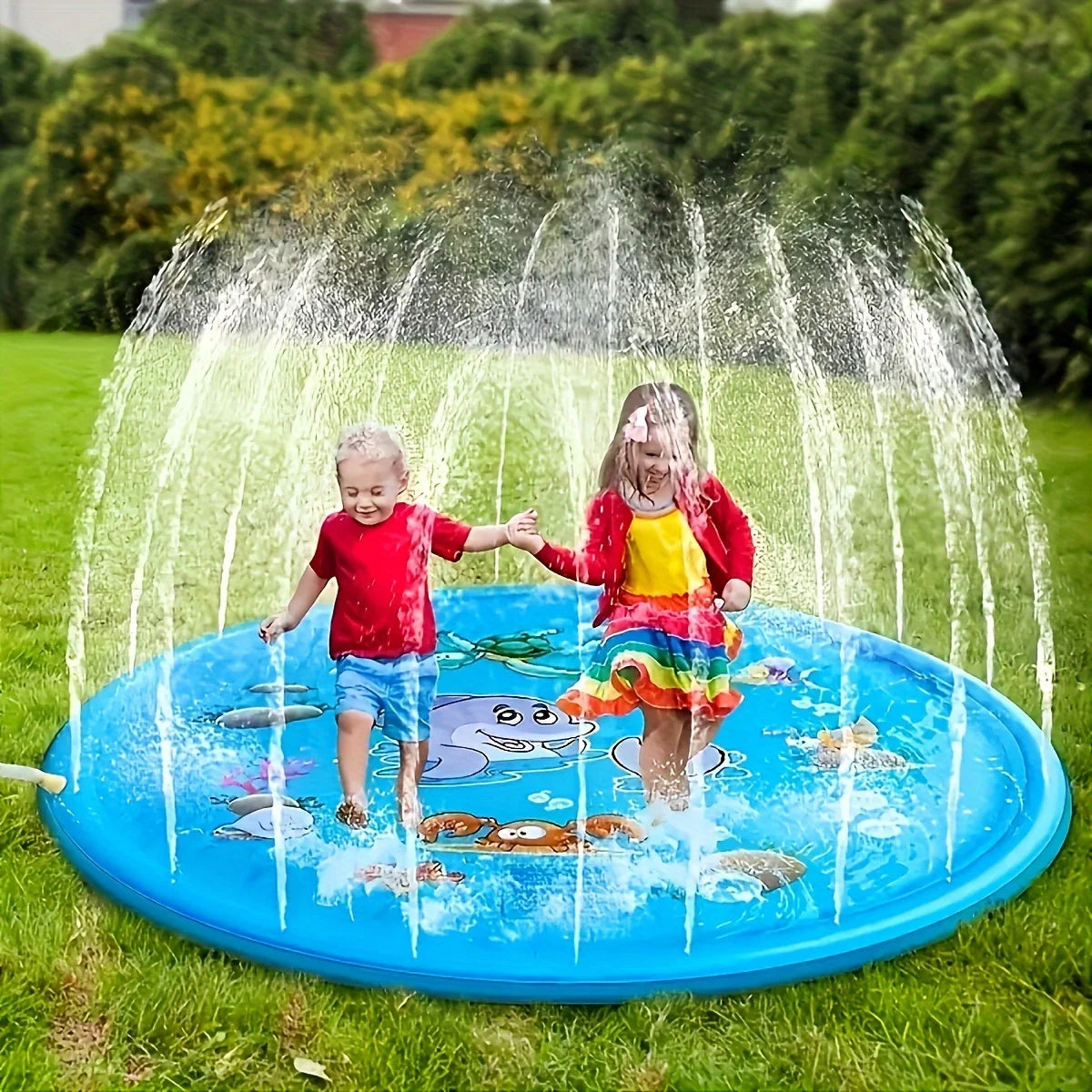 INFLATABLE SPLASH PAD WATER TOY