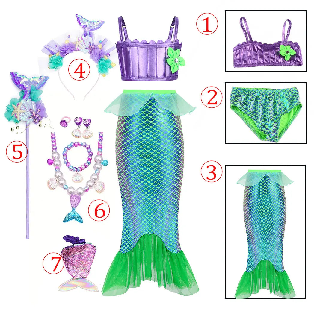 KIDS- GIRLS- MERMAID COSTUME