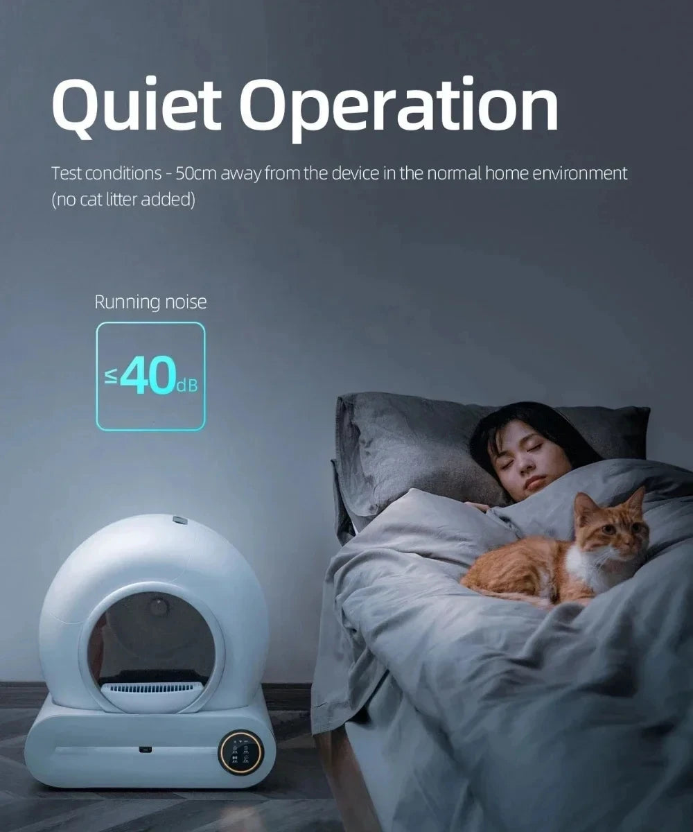 AUTOMATIC SMART CLEANING CAT LITTER BOX