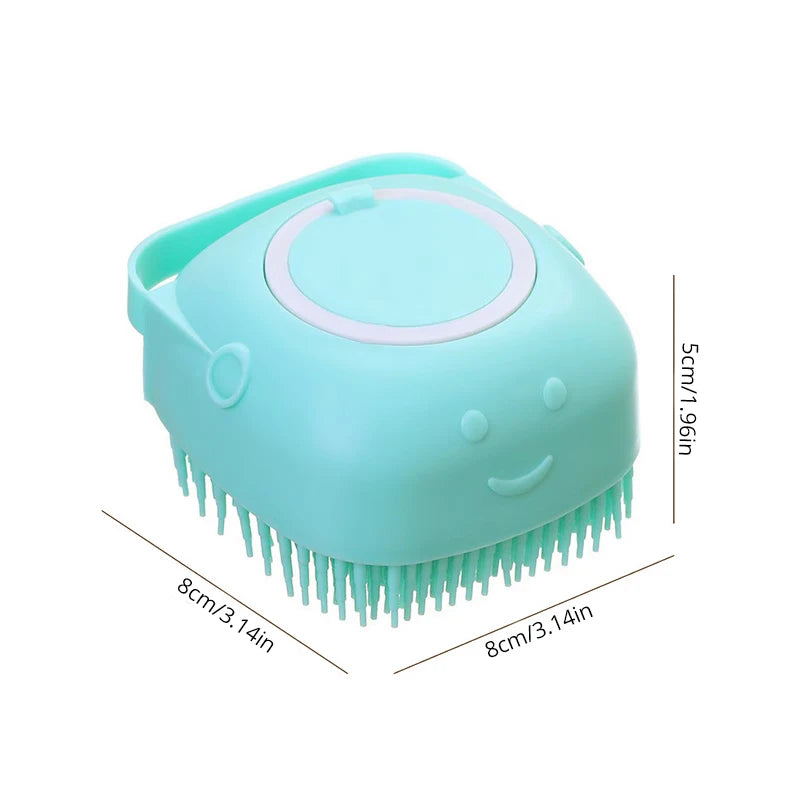 SILICONE PET BATHING BRUSH