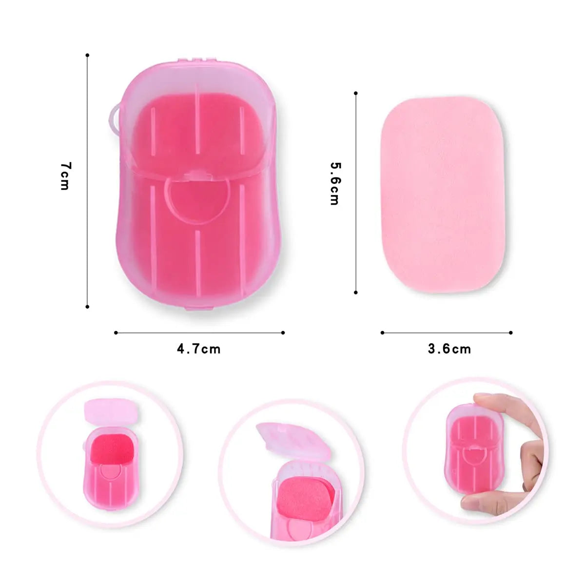 DISPOSABLE SOAP PAPER SHEETS