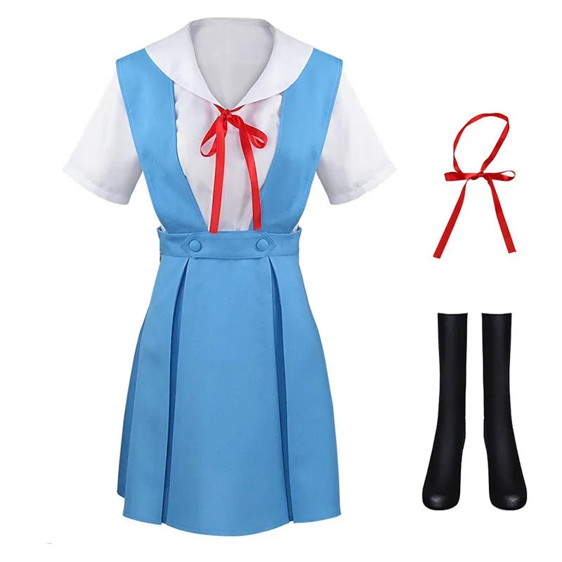 ADULT- WOMEN- AYANAMI REI ANIME COSPLAY