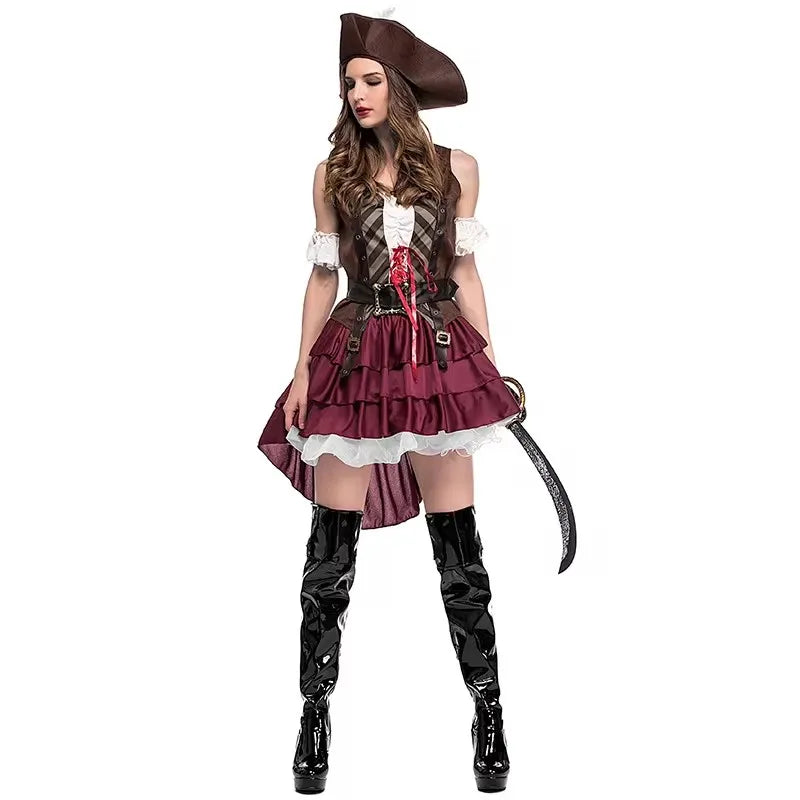 ADULT- WOMEN- PIRATE COSTUME