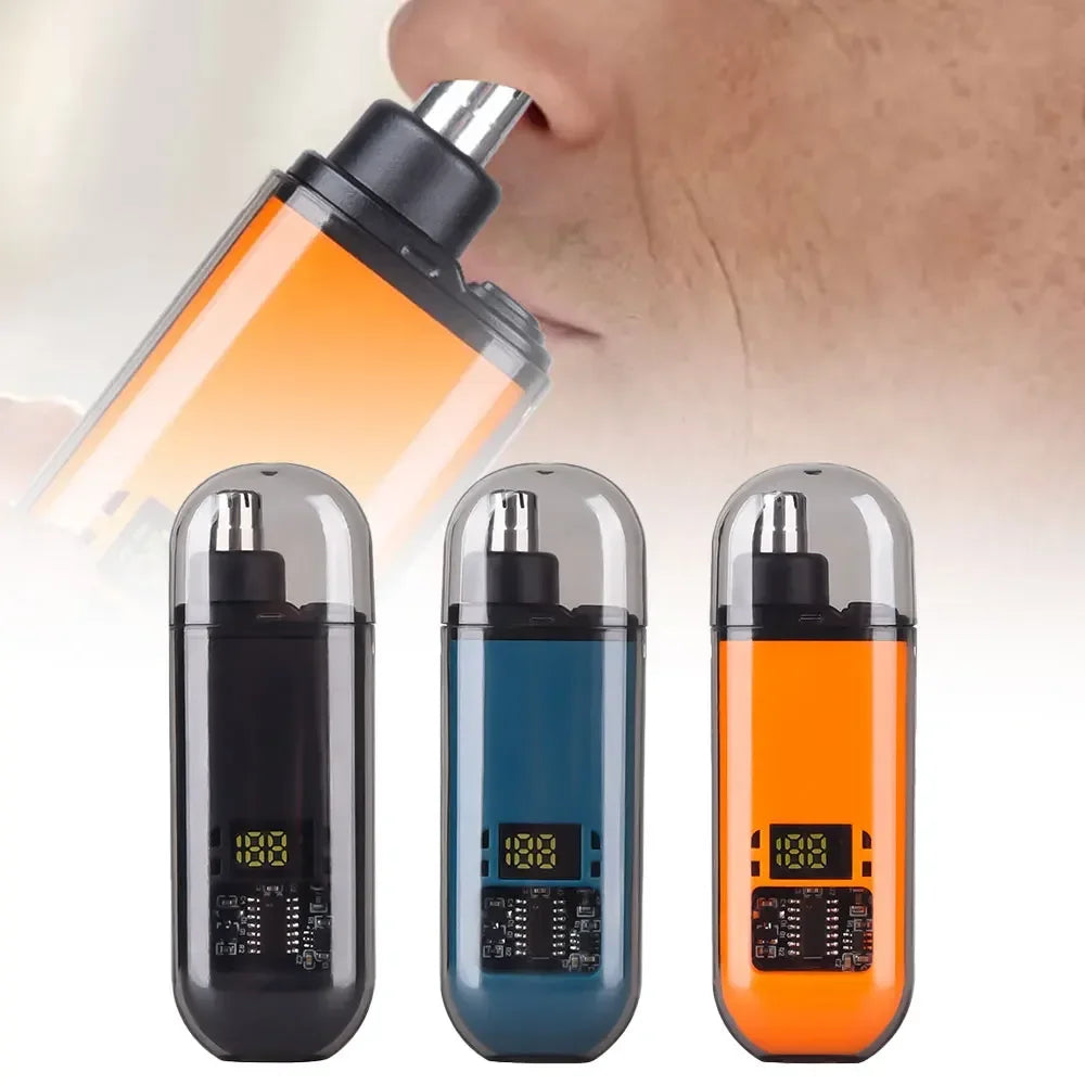 2 IN 1 ELECTRIC PORTABLE EAR & NOSE HAIR TRIMMER