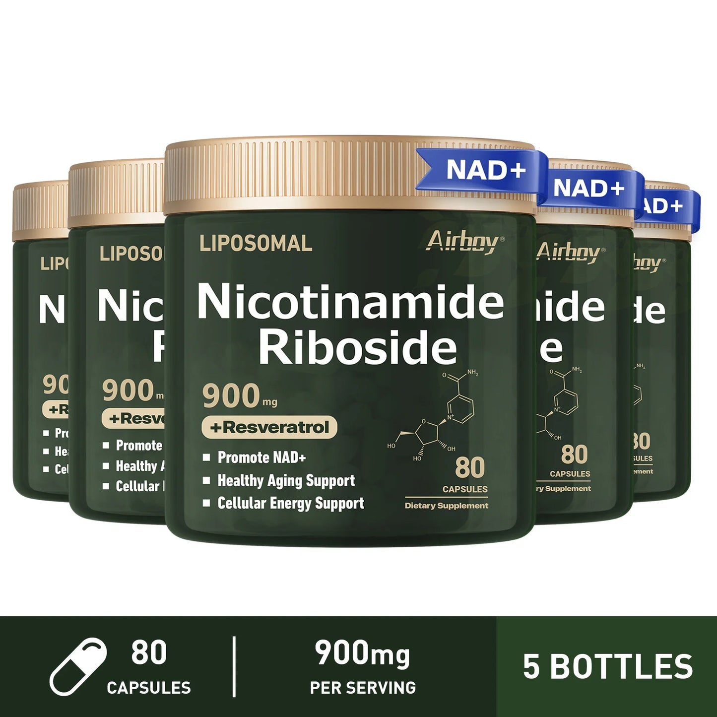 NAD+-LIPOSOMAL NICOTINAMIDE RIBOSIDE, RESVERATROL