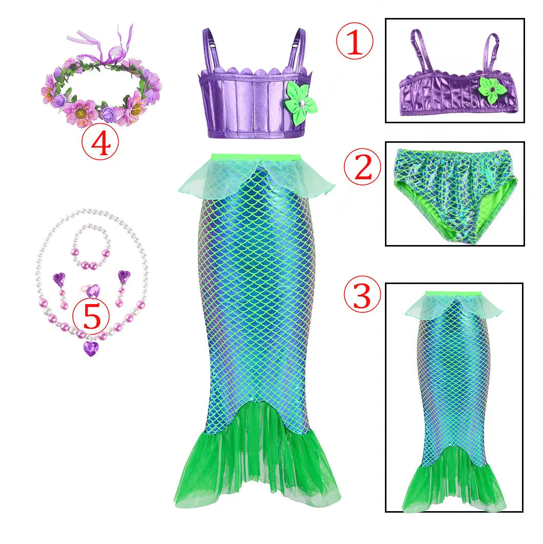 KIDS- GIRLS- MERMAID COSTUME