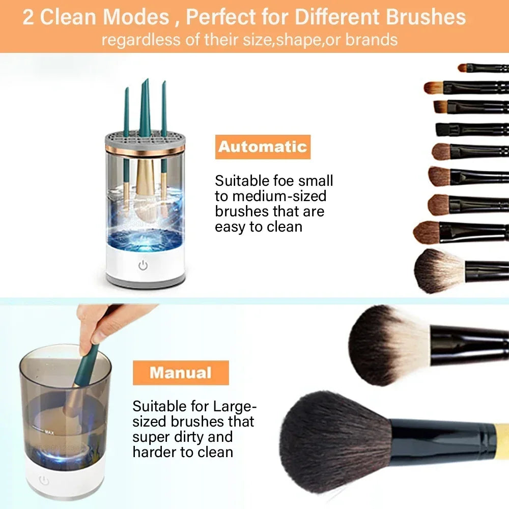 ELECTRIC MAKEUP BRUSH CLEANER MACHINE