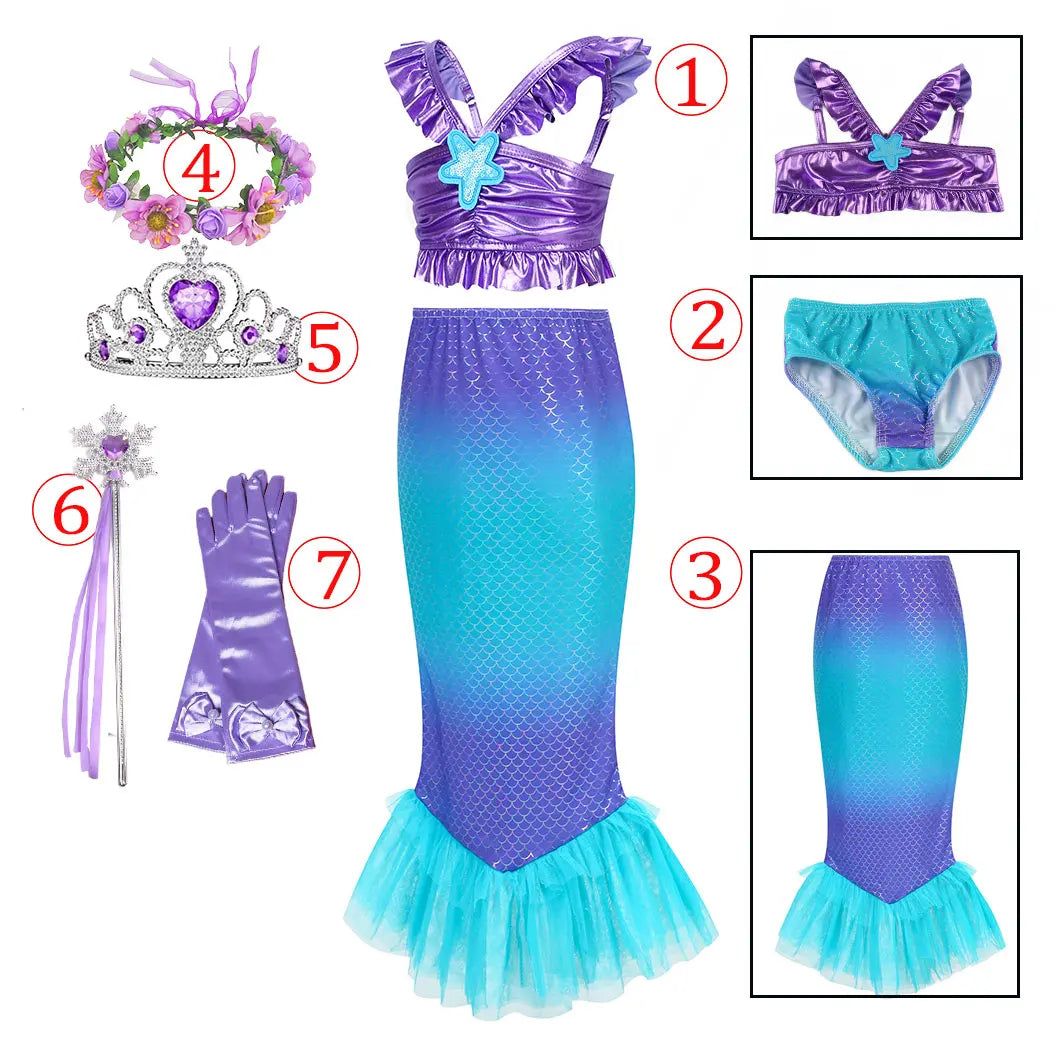 KIDS- GIRLS- MERMAID COSTUME