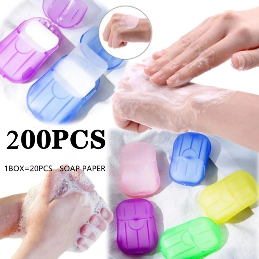 DISPOSABLE SOAP PAPER SHEETS