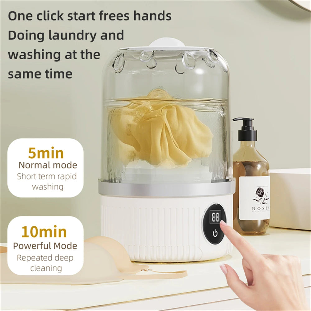 PORTABLE TRAVEL WASHING MACHINE