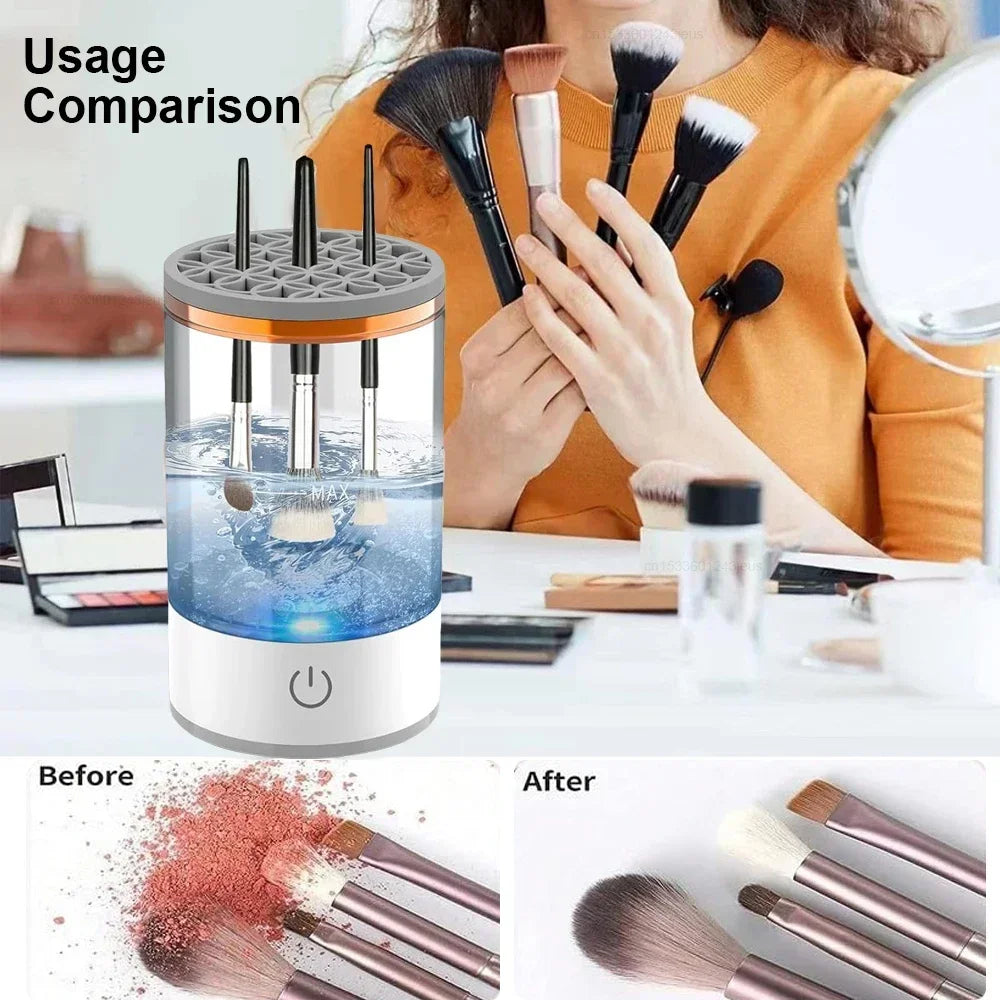 ELECTRIC MAKEUP BRUSH CLEANER MACHINE