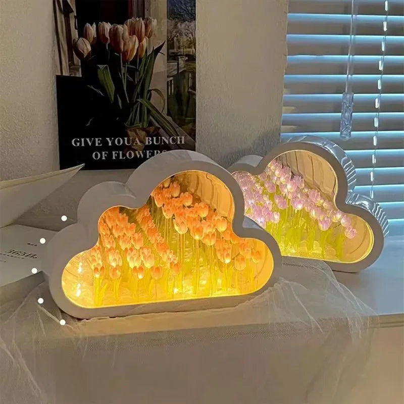 FOREVER CLOUD TULIPS MIRROR