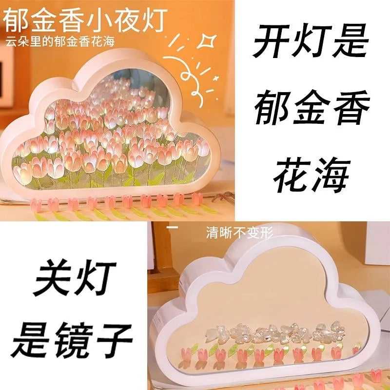 FOREVER CLOUD TULIPS MIRROR