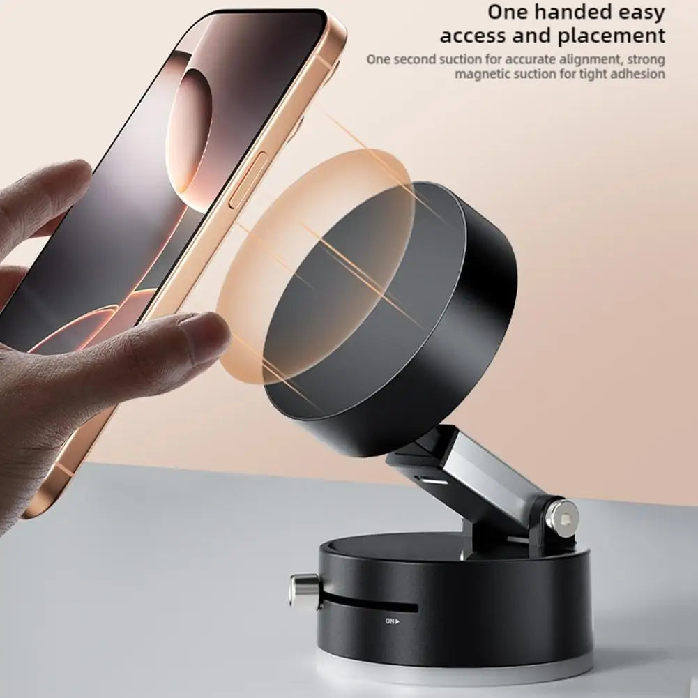 MAGNETIC VACUUM SUCTION PHONE HOLDER