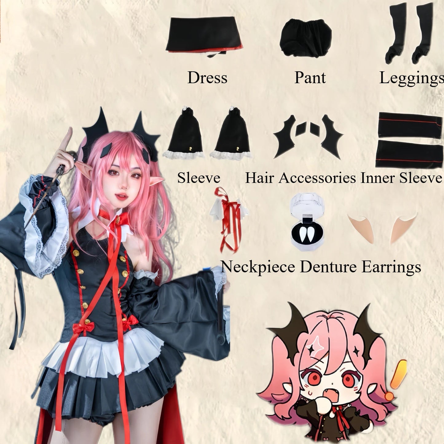 ADULT- WOMEN - KRUL TEPES COSPLAY