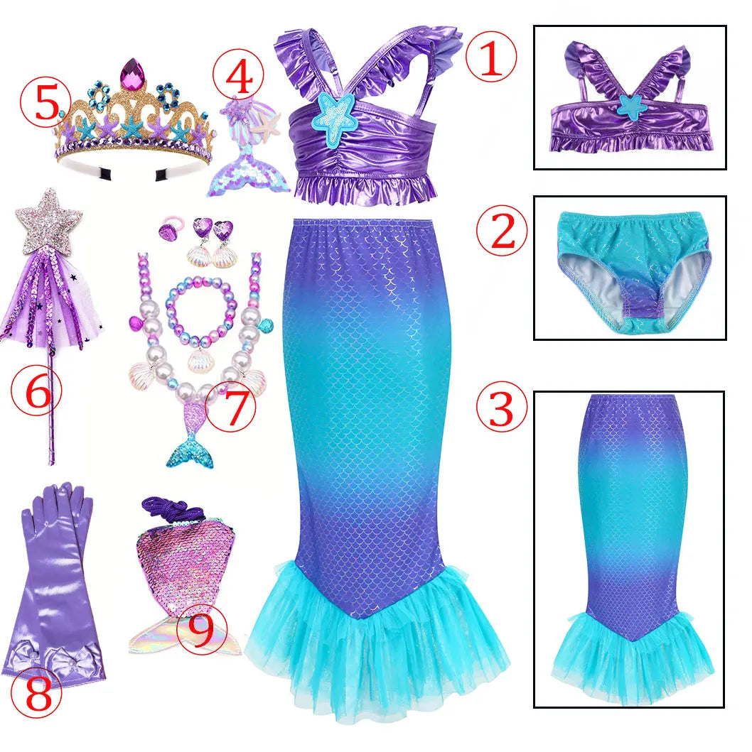 KIDS- GIRLS- MERMAID COSTUME