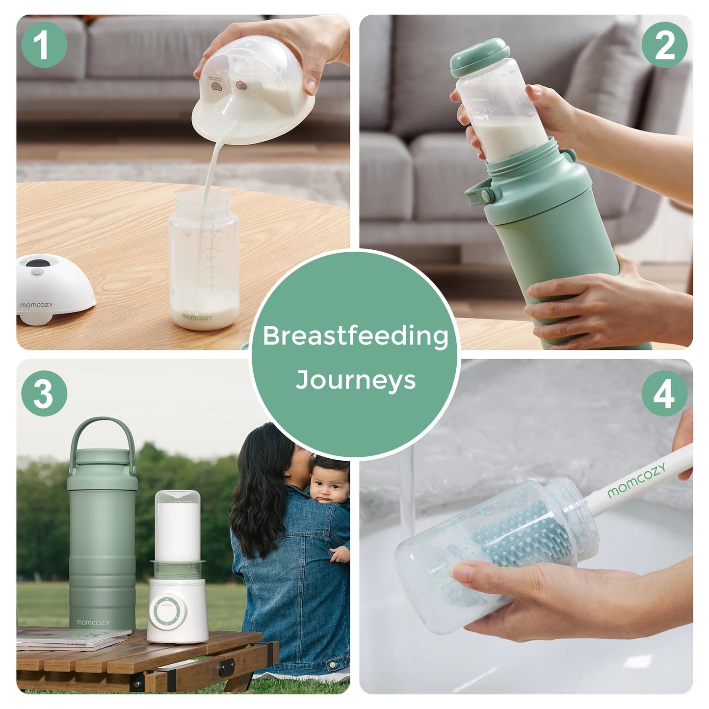 MOMCOZY 22oz PORTABLE BREAST MILK COOLER