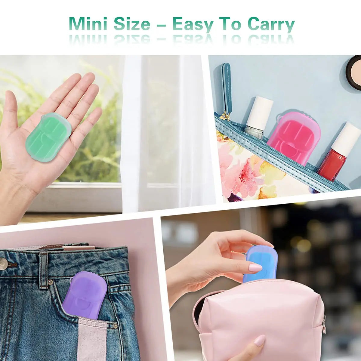 DISPOSABLE SOAP PAPER SHEETS