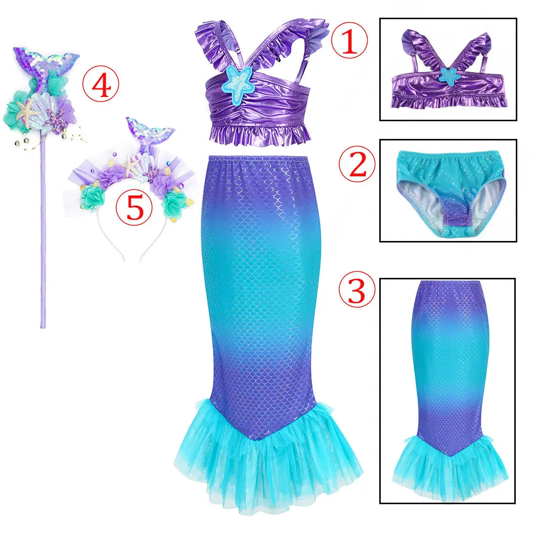 KIDS- GIRLS- MERMAID COSTUME