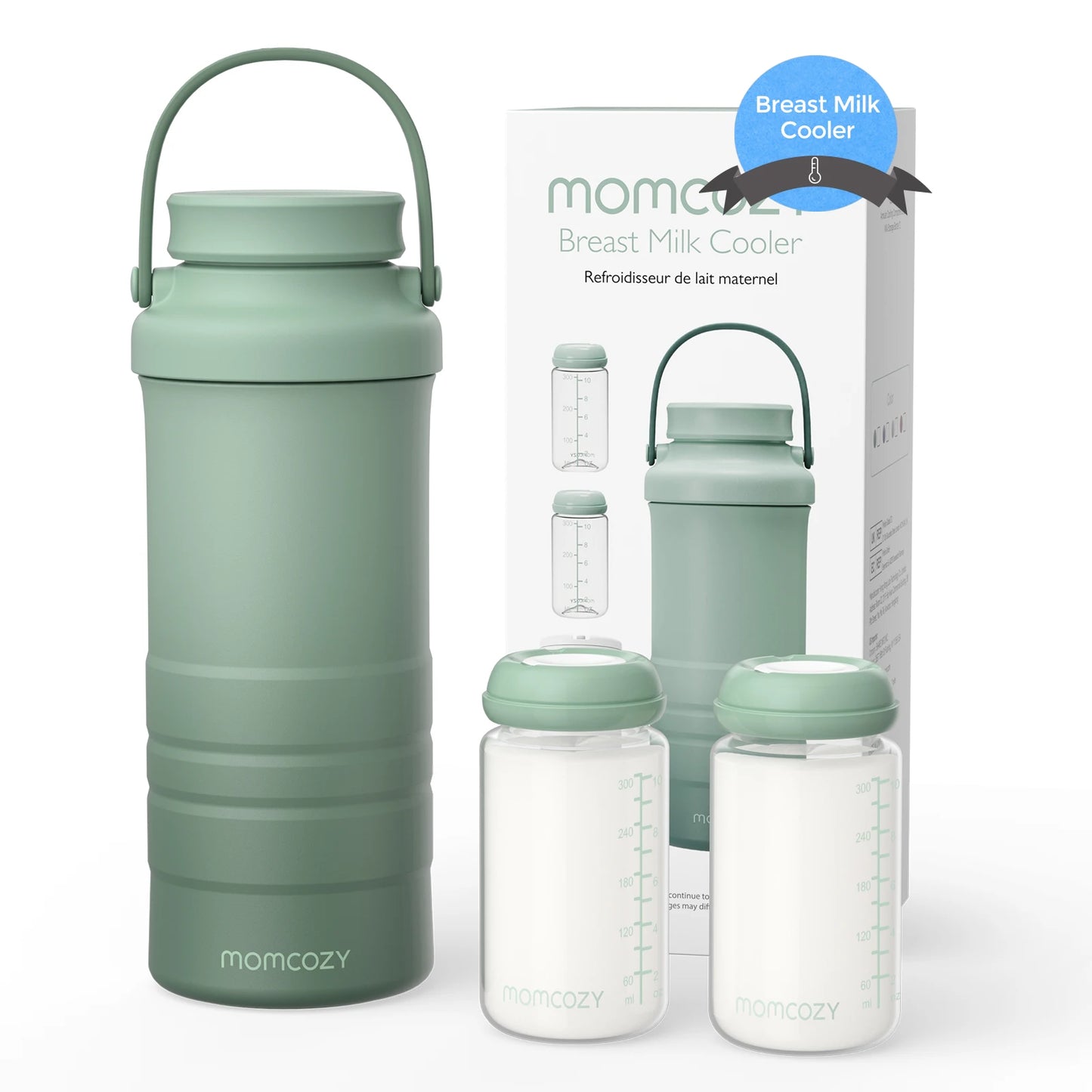 MOMCOZY 22oz PORTABLE BREAST MILK COOLER