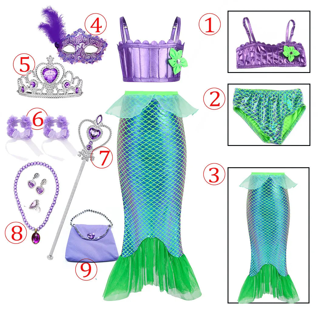 KIDS- GIRLS- MERMAID COSTUME