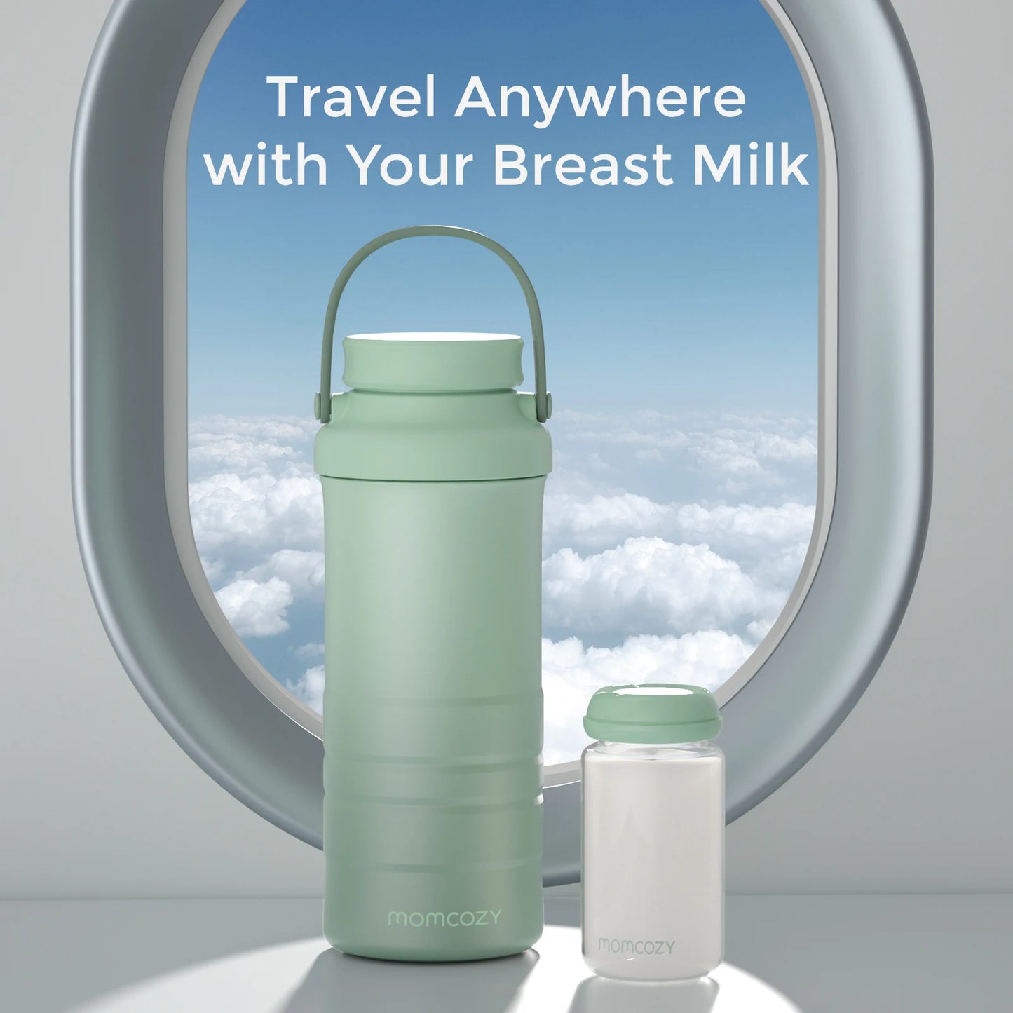 MOMCOZY 22oz PORTABLE BREAST MILK COOLER