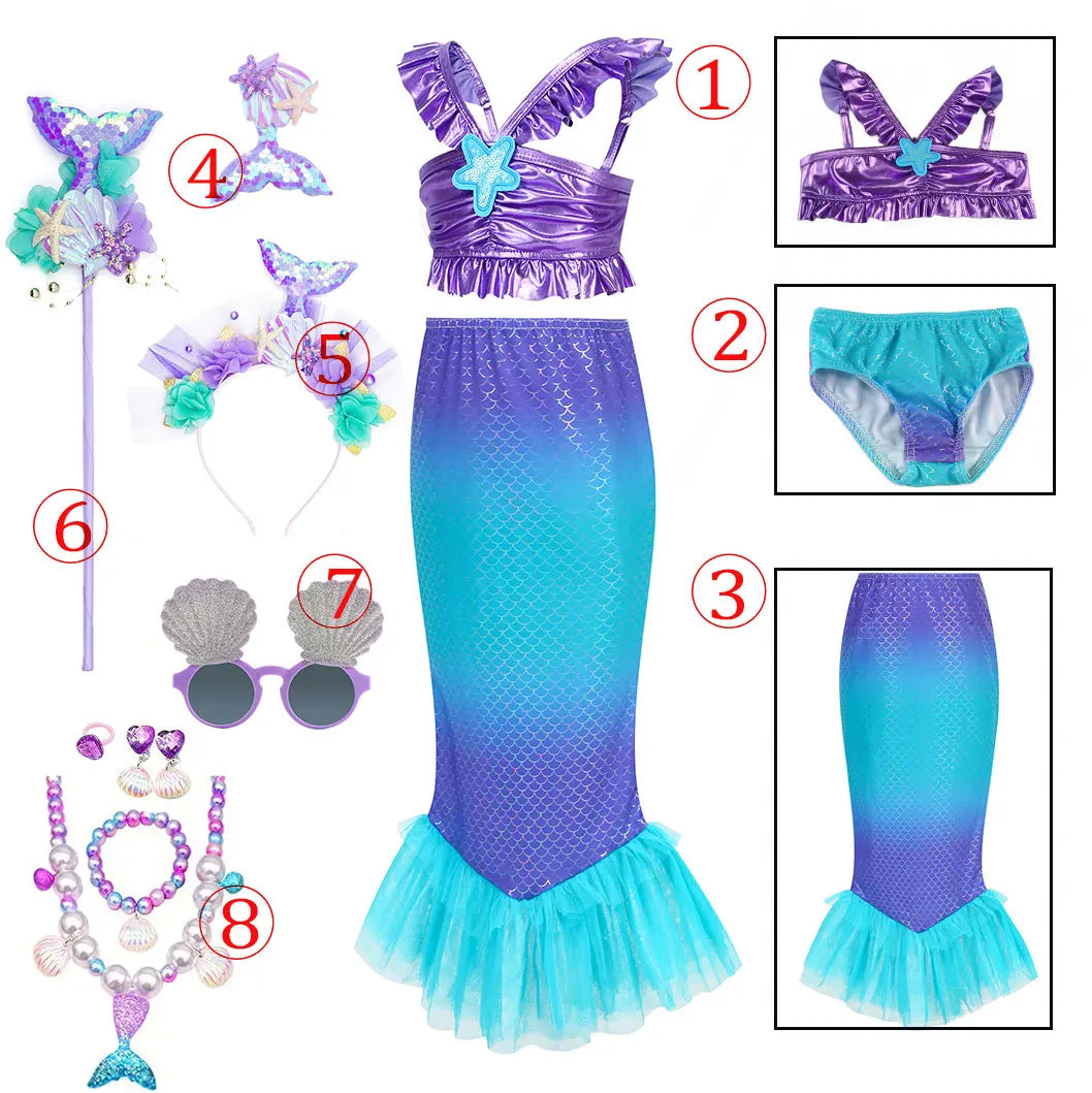 KIDS- GIRLS- MERMAID COSTUME