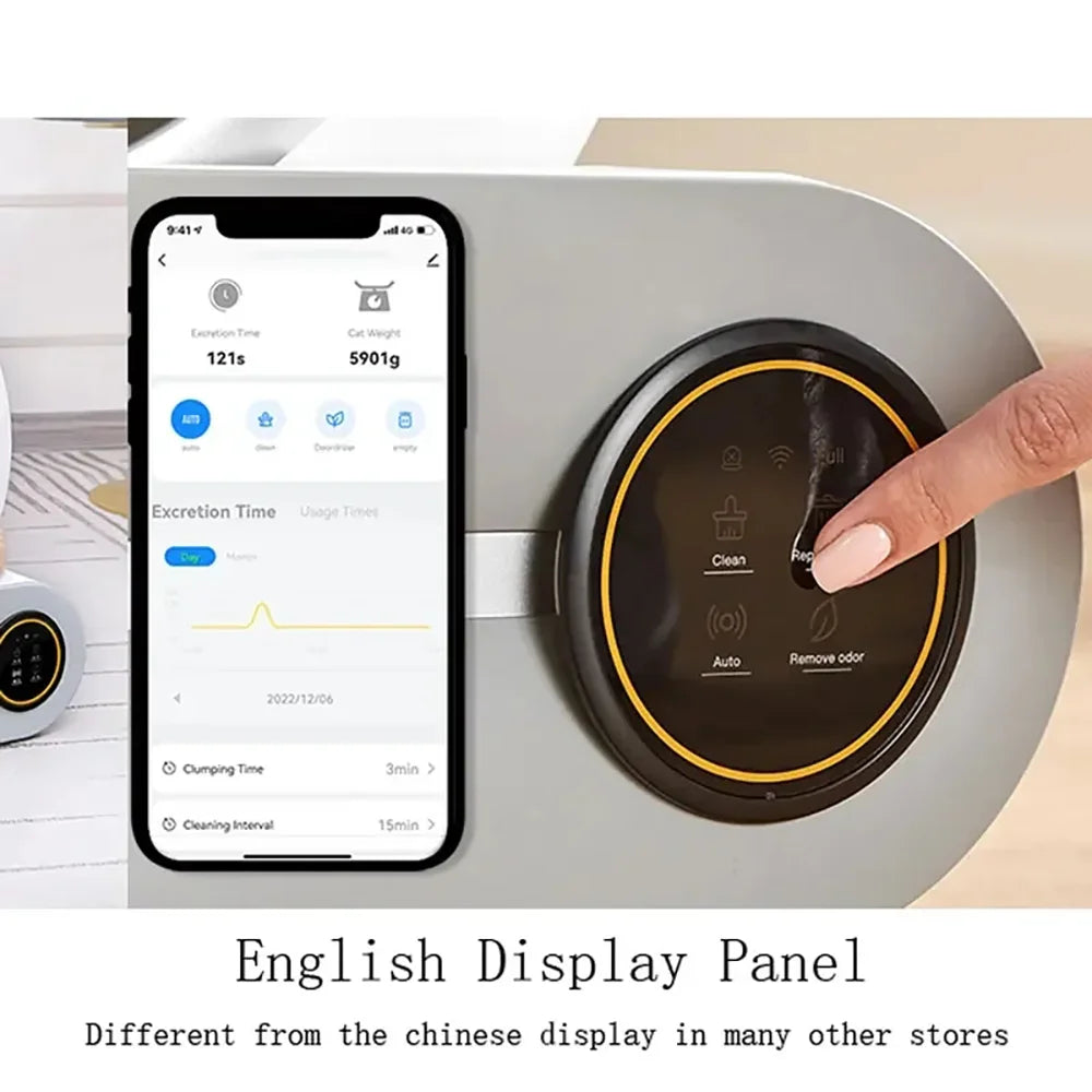 AUTOMATIC SMART CLEANING CAT LITTER BOX