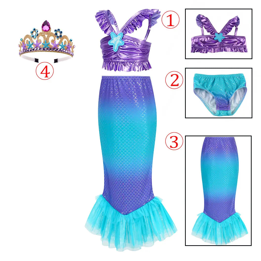 KIDS- GIRLS- MERMAID COSTUME