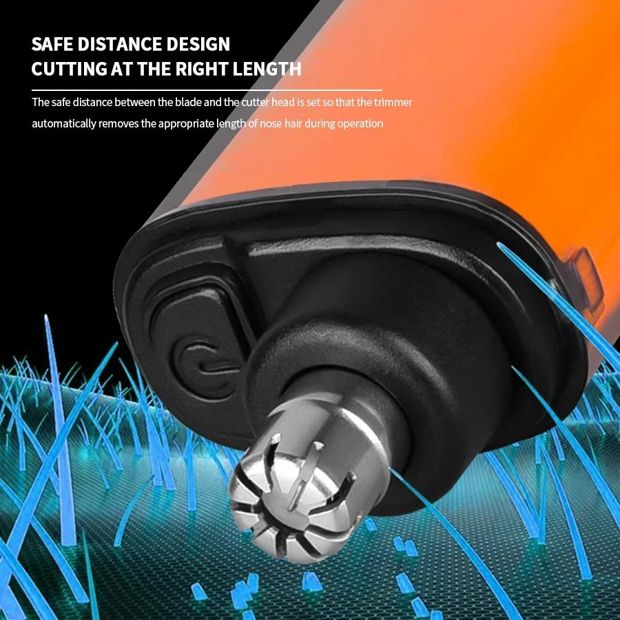 2 IN 1 ELECTRIC PORTABLE EAR & NOSE HAIR TRIMMER