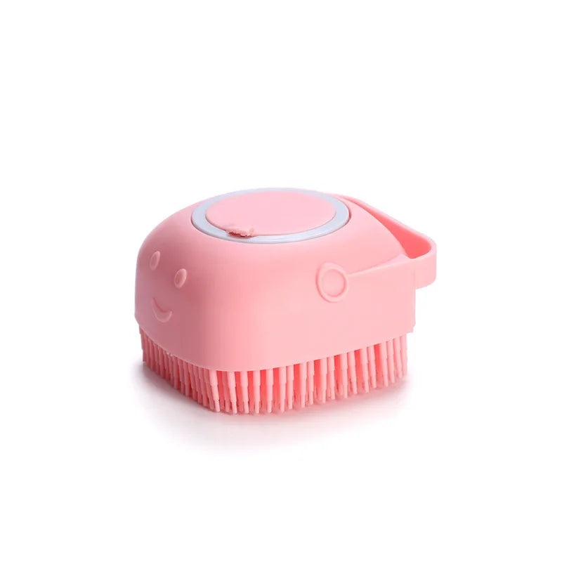 SILICONE PET BATHING BRUSH