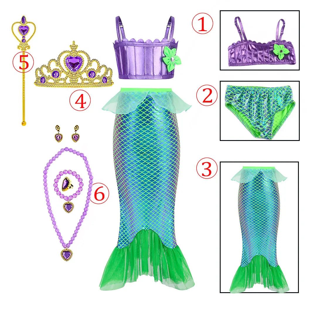 KIDS- GIRLS- MERMAID COSTUME